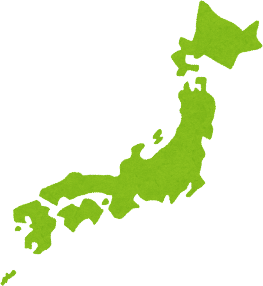 Simplified Illustration of the Map of Japan